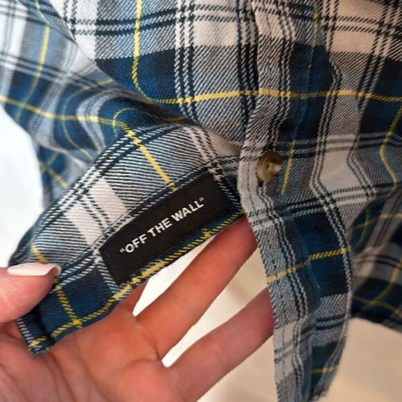 Vans Classic Fit Plaid Button Down Men’s Shirt. Size Small. - Picture 4 of 7